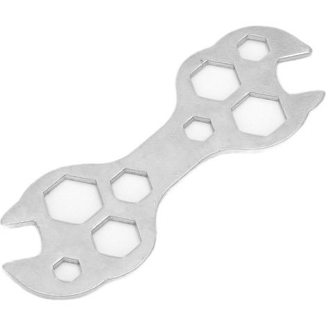 Clé hexagonale plate multifonction en acier pour la réparation de vélos