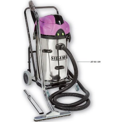 Sidamo – Aspirateur professionnel bi-turbine 1400W – Filtre classe H pour suies de fuel – Cuve basculante – Flexible armé anti-écrasement – 20402049 (1/2)