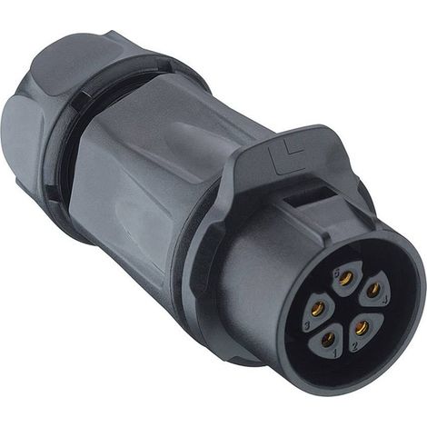 Lutronic 2640 09 T12 CB A Connecteur rond femelle, droit Nombre total de pôles: 9 1 pc(s)