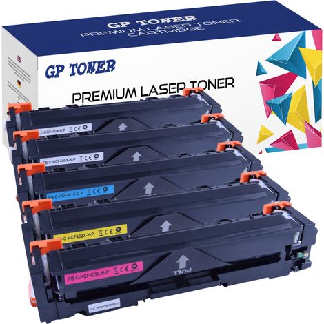 5 cartouches de toner pour imprimante HP GP-H404X cmykk GP (1/5)