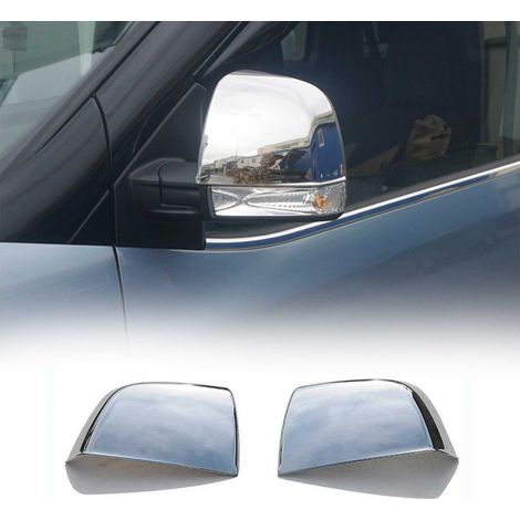 Coques de Rétroviseurs pour FIAT Doblò II 2010-2022 en ABS Argent (1/5)
