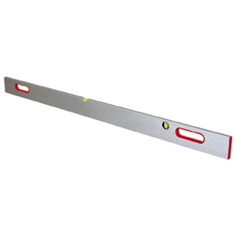 L'Outil Parfait – Règle à niveau aluminium 2m – Section 100x18mm – 2 fioles pour précision – Pour chantiers humides et espaces confinés