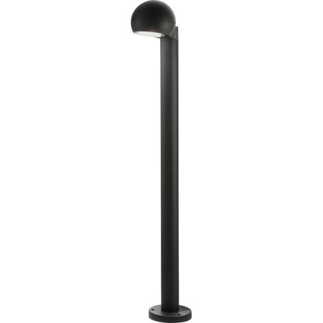 Palo Da Esterno Contemporaneo Helmet Alluminio Grigio Grafite Led 12W 4000K (1/3)