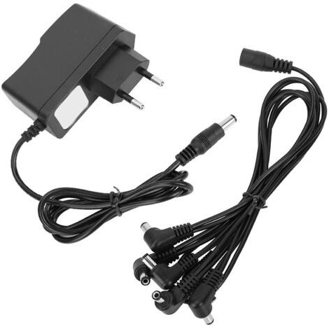 Adaptateur d'alimentation 9 V pour pédale d'effet de guitare professionnelle 100-240 V