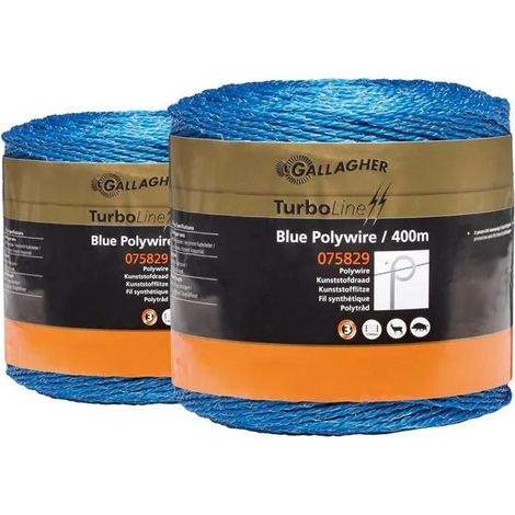 alambre de cercado Gallagher turbo line 2 rollos 400m duradero