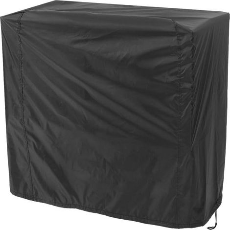 Grillabdeckung, wasserdichte aus Polyester,适用于Grillabdeckung (90 x 76 x 63 cm, Schwarz)