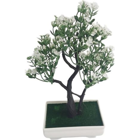 Sapin artificiel en plastique réaliste pour la maison, le bureau, la décoration de mariage, faux feuillage avec détails faits à la main pour décoration de verdure polyvalente pour bureau (1/5)