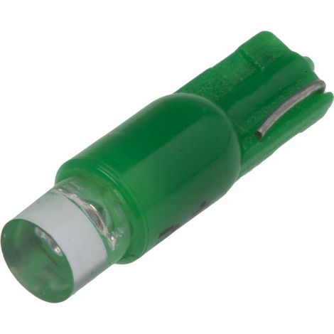 Voyant à LED Vert, culot Wedge, 24V c.a. / V c.c. ( Prix pour 1 )