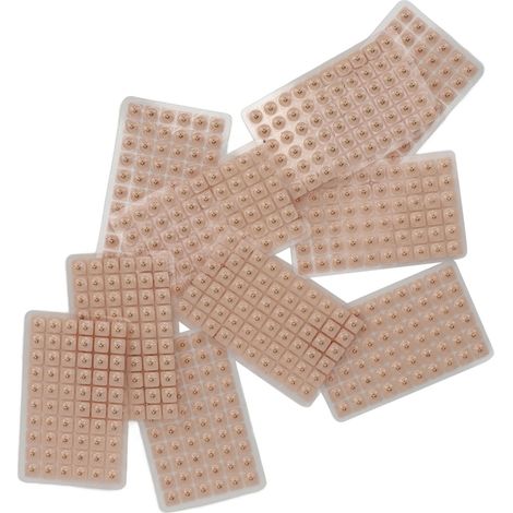 600 autocollants d'acupression auriculaire, patchs de massage anti-stress pour femmes et hommes. (1/5)
