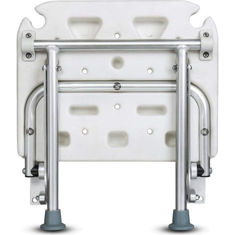 Siège de douche pliable avec pieds antidérapants – siège de douche mural – adapté aux personnes âgées – antidérapant