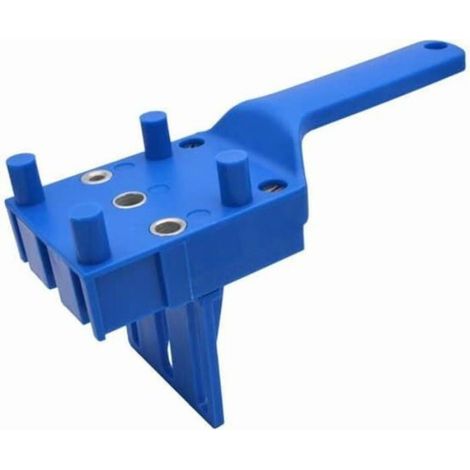 Pocket Hole Jig - Acier Inoxydable - Guidage Métallique - Réglage Micro-Métrique - Bois - Assemblage Meubles - Pose Poignées - 1 Pièce (1/4)