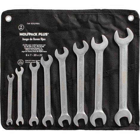 Set chiavi aperte Wolfpack Plus 8 pezzi (1/5)