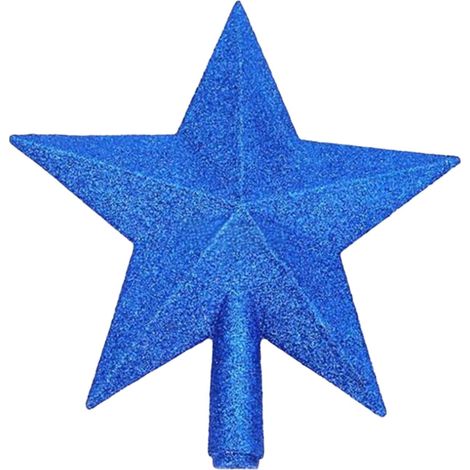 Étoile - Pour Sommet Arbre De Noël - En PP - 15 cm - Décoration Intérieure Festive - 1 Pièce (1/5)