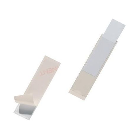 Selbstklebetasche POCKETFIX® 8,1 x 2,2 cm (B x H) Kunststoff transparent 10 St./Pack. (1/4)