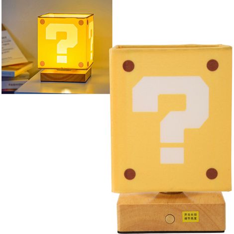 Kreatives Nachtlicht zum Stillen, Nachttischlampe, Tischlampe aus Massivholz mit Stoffbezug und einstellbarer Helligkeit, LED-Nachttischlampe (1/5)