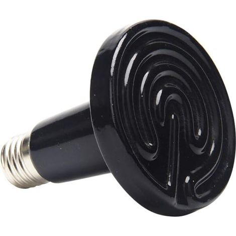 Set di 2 lampade riscaldanti per rettili anfibi con scatola colorata, normali lampade in ceramica per tartarughe, lucertole, ragni, rettili, scatola riscaldante, 220V (25W)