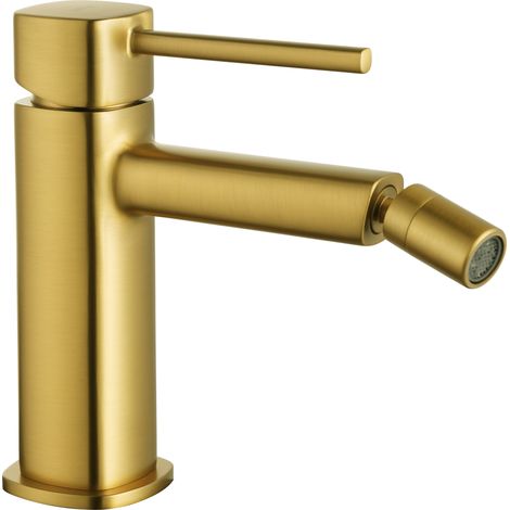Miscelatore bidet Toscana finitura oro spazzolato [ IMEX® ]
