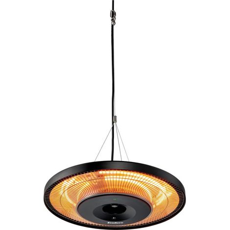 Luz de techo eléctrico negro de telar