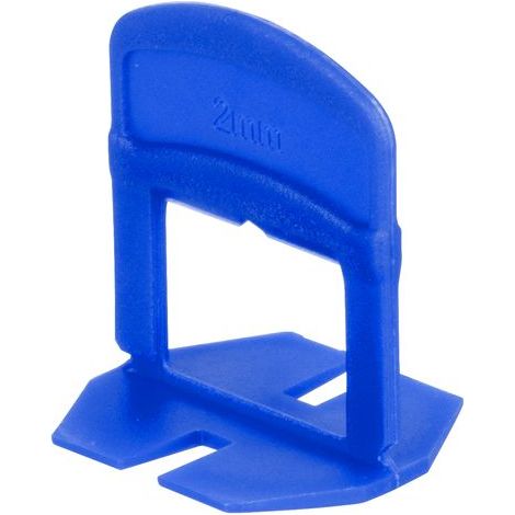 Fliesenkreuz Strend Pro LS230T, Nivellierung, für Fliesen, 2.0 mm, Packung 300 Stk., blau Kunststoff