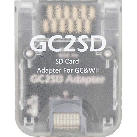 Trans-Flash-Kartensteckplatzadapter GC2SD Secure Digital Card Reader für GC-Konsole (1/4)