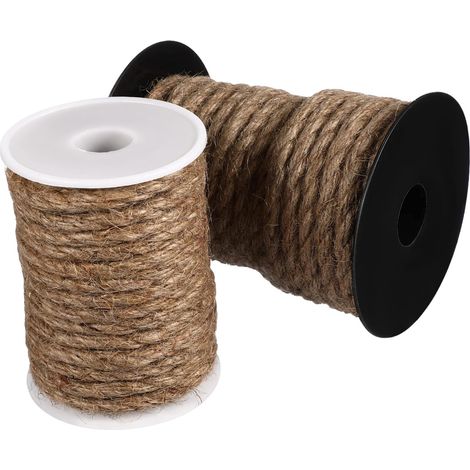 2rouleaux Ficelle Corde Naturelle pour Artisanat Et Loisirs Créatifs Polyvalente Et Robuste pour Projets DIY Et Décoration (1/5)