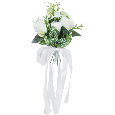 Fleurs Artificielles pour Chaises avec Draperie - Décoration de Mariage et Photographie (1/5)