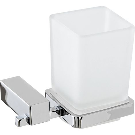 PORTA SPAZZOLINO CROMO SERIE UNICA Cromo 9x12xh17 cm