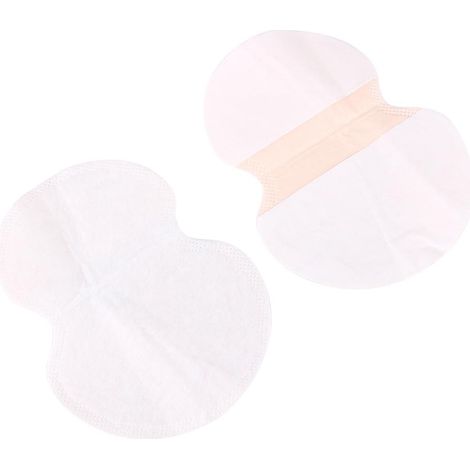 Lot d'1 paire de protections aisselles été jetables, coussinets absorbants anti-transpiration sous les bras (1/5)