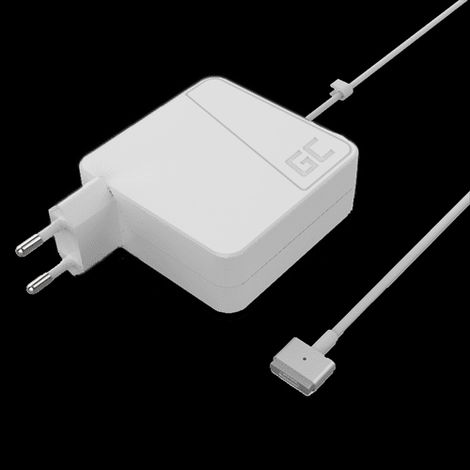 Green Cell MacBook Pro Ladegerät 60W, MagSafe 2, 4,6A – Weiß