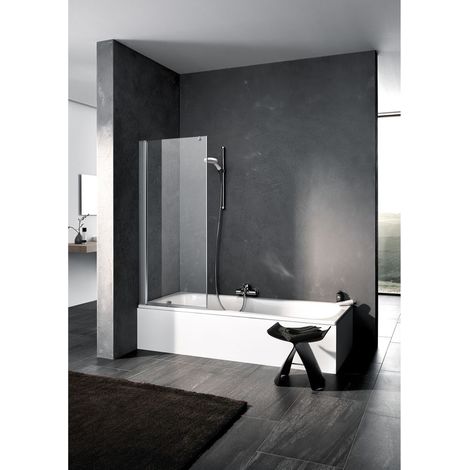 Kermi Vantail pivotant Pega DFL 0750x 1500 BV : 740-765 SIHG verre trempé transparent (1/5)