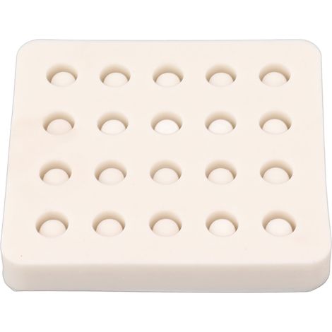 Moule à reines d'abeilles en silicone, 20 alvéoles, moule à cire d'abeille, coupelle pour cellules apicoles (1/5)