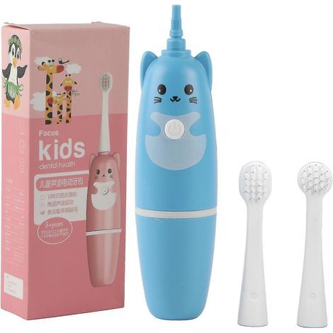Brosse à dents électrique à piles pour enfants, blanchissante et nettoyante. (1/5)