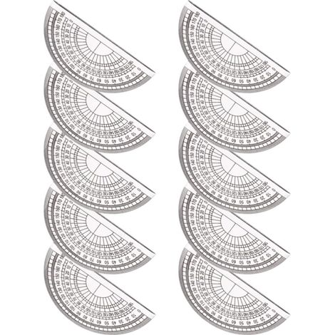 Rapporteur d'angles en plastique ABOOFAN, ensemble léger et (1/5)