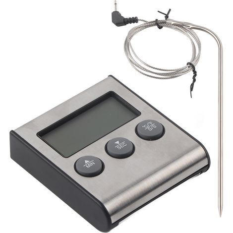 Thermomètre de Cuisson Écran Tactile Numérique Haute Précision Étanche pour Viande Grill Barbecue (1/5)