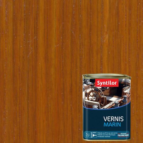 Vernis Marin Ambré Satiné 1L (1/5)