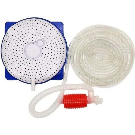 Kit de vidange de couverture de piscine pour piscines hors sol, siphon de couverture de piscine avec tuyau de 16 pieds et pompe, f