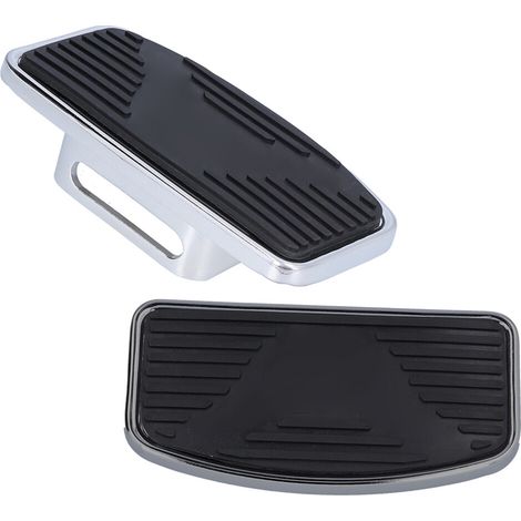 Reposapiés trasero para pasajero de motocicleta duradero con kit de montaje (1/5)