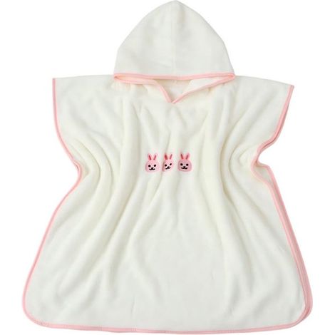 Asciugamano da bagno 60x120 cm Asciugamano da bagno con cappuccio / Mantella / Accappatoio per bambini Altamente assorbente e ad asciugatura rapida Morbido e confortevole Pratico per la doccia, il bag (1/5)