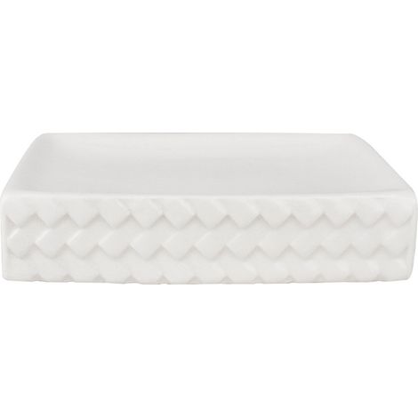 Jabonera AWD INTERIOR Pledo 1612, gres blanco (1/4)