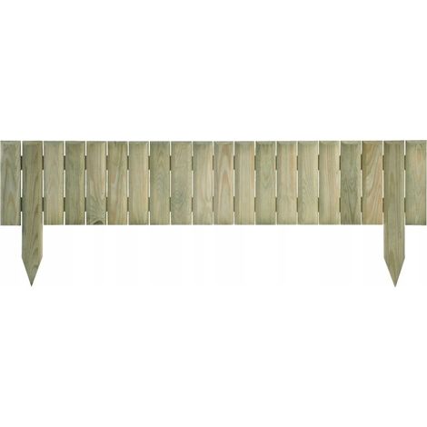 Holz-Rasenzaun, Gartenpalisade, 90 cm