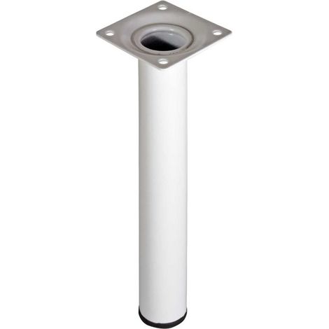 ELEMENT SYSTEM - PIEDE TONDO BIANCO H 100 DM.30MM (1/2)