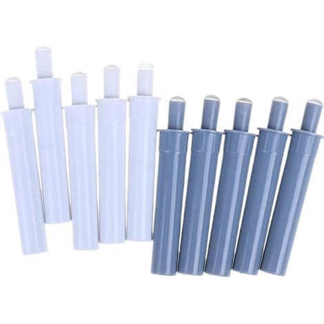 Lot de 5 amortisseurs porte à pression gris/blanc avec aimant pour (1/5)