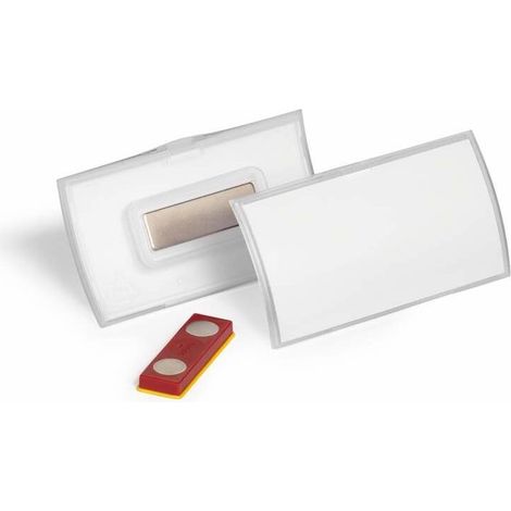 Durable 825919 Cartellino portanome CLICK FOLD (L x A) 75 mm x 40 mm magnete 10 pz. (1/4)