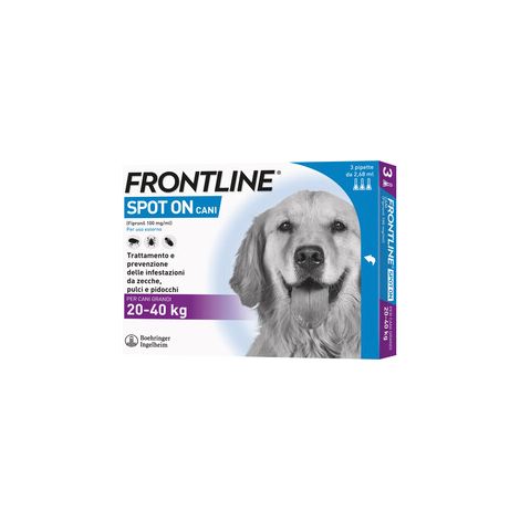 FRONTLINE SPOT-ON 20-40 KG CANI GRANDI 3 PIPETTE