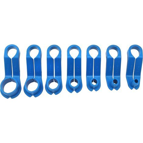 7PCS Outils de Déconnexion Rapide de Conduite de Carburant, Outils de Réparation de Tuyau de Climatisation & Ligne de Tuyau de Carburant