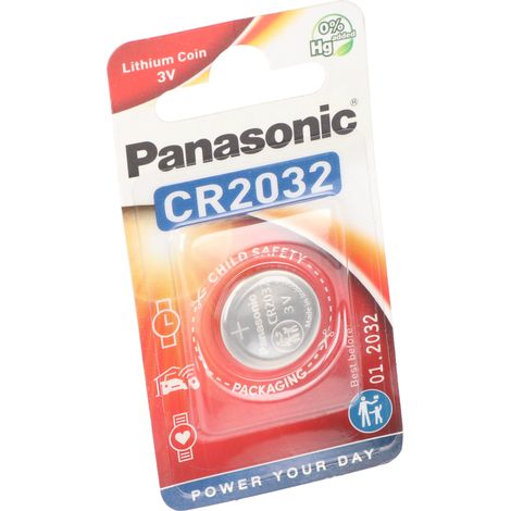 Knopfzelle CR2032 Lithium Karte (1/4)
