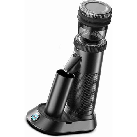 Moulin à grains de café électrique 36, réglable en continu, broyage lent et à grande vitesse, capacité de 50 g/1,7 oz, avec base magnétique, pour verser sur du moka turc goutte à goutte (1/5)