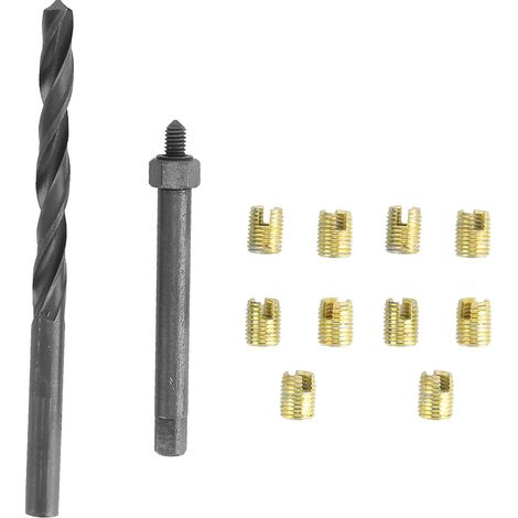 12-teiliges M4x0,7-Gewindereparaturset mit selbstschneidenden Gewindeteilen und einem Gewindebohrerhalter (1/5)