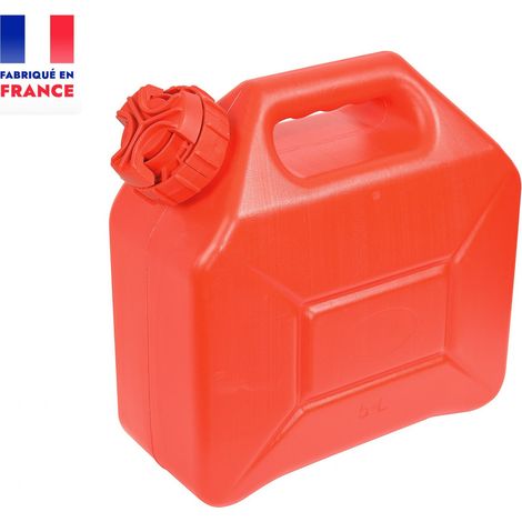 Jerrican plastique 5l renforcé avec bec verseur intégré
