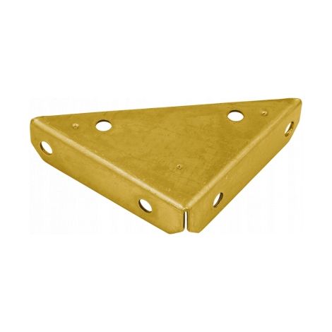 Angolo per scatola DOMAX 100x100mm ZINCO DORATO